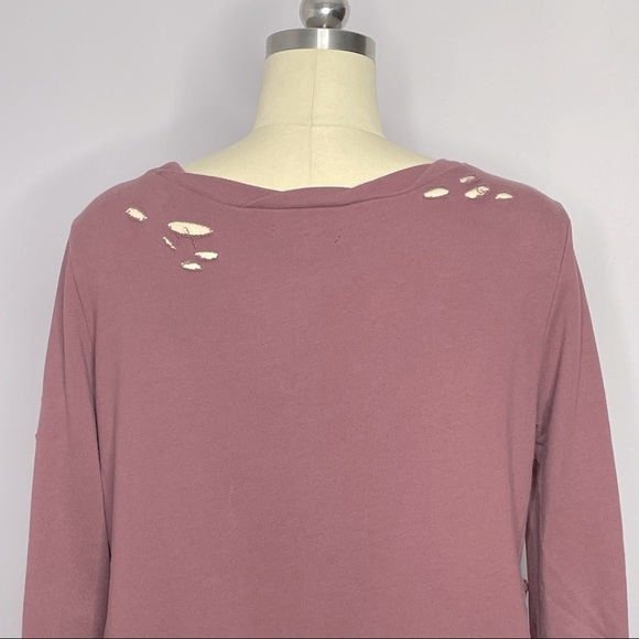 Romeo + Juliet Couture Distressed Sweatshirt M - Picture 11 of 13